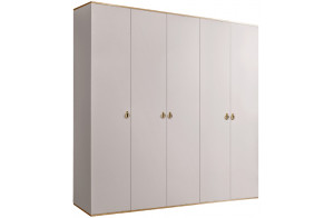 Пятистворчатый шкаф для одежды Rimini РМШ2/5 (слоновая кость)